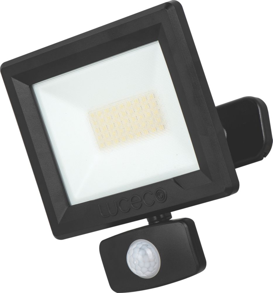 CLV 35W Plug in Security Lights Outdoor Motion Sensor, 3000 Lumen