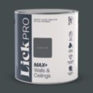 LickPro Max+ 2.5Ltr Black 04 Matt Emulsion  Paint