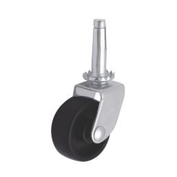 Swivel Castor Stem 40mm Black