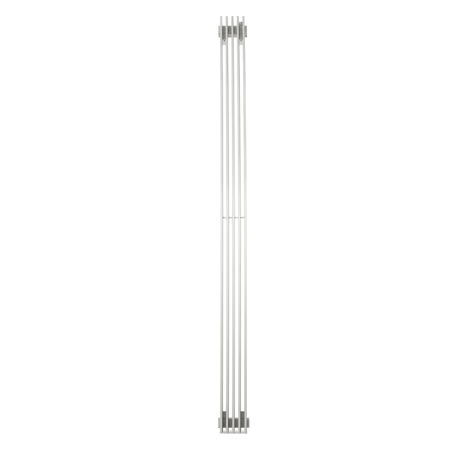 Time Venetian 1800mm x 130mm 2323BTU Matt Chrome Vertical Designer Radiator (380KL)