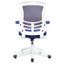 Nautilus Designs Luna Medium Back Task/Operator Chair Blue