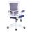 Nautilus Designs Luna Medium Back Task/Operator Chair Blue