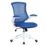 Nautilus Designs Luna Medium Back Task/Operator Chair Blue