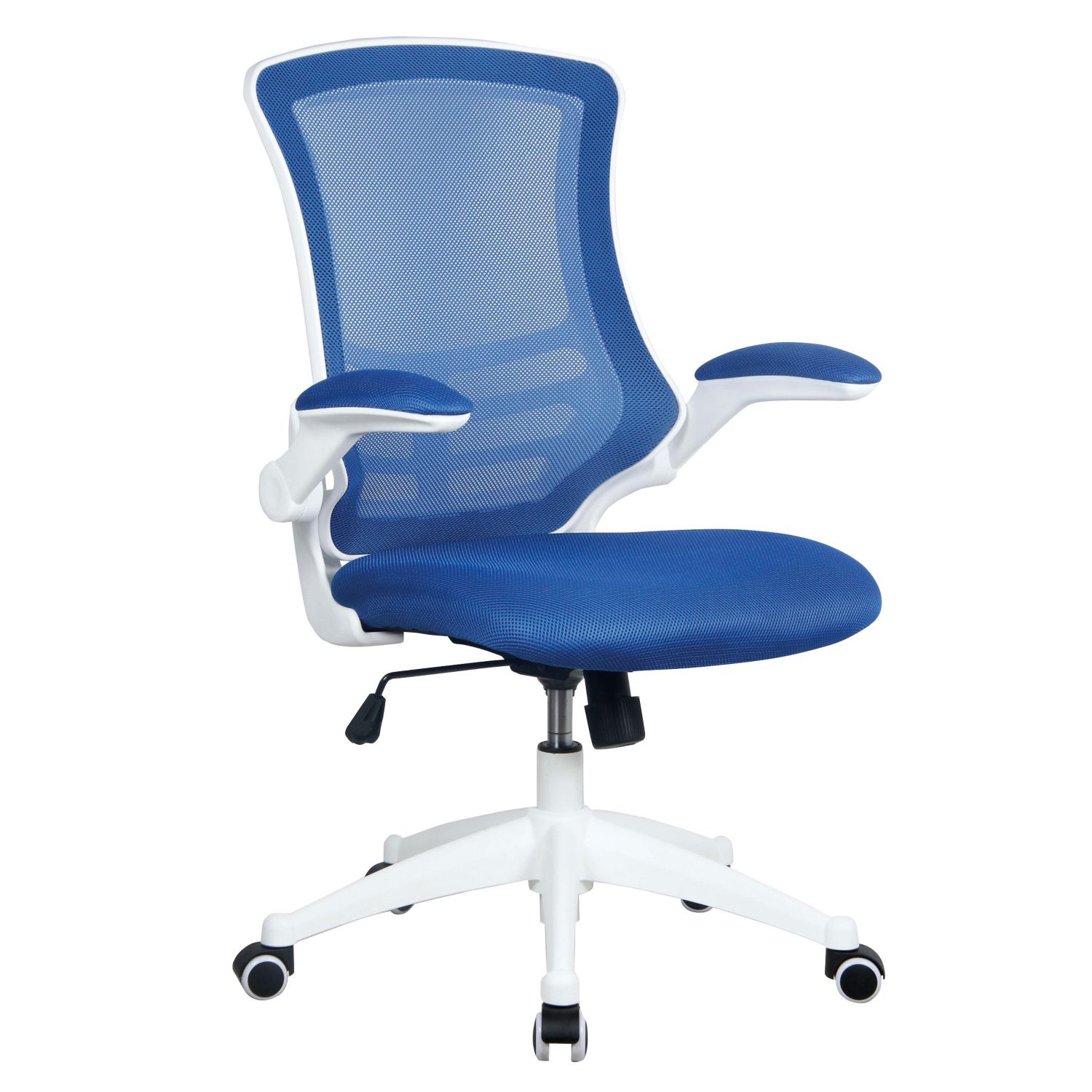 Nautilus Designs Luna Medium Back Task/Operator Chair Blue (380PK)