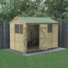 Forest Beckwood 9' 6" x 6' (Nominal) Reverse Apex Shiplap Timber Shed