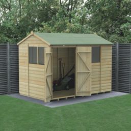 Forest Beckwood 9' 6" x 6' (Nominal) Reverse Apex Shiplap Timber Shed