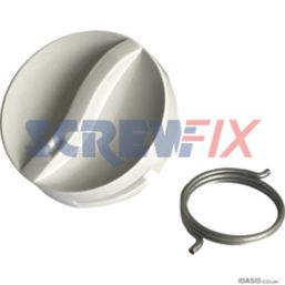 Ideal Heating 177387 White Potentiometer Knob