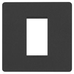 British General Evolve 1-Module Modular Faceplate Matt Black