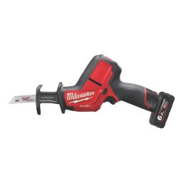 Milwaukee M12CHZ-602X 12V 2 x 6.0Ah Li-Ion RedLithium Brushless Cordless Hackzall Reciprocating Saw