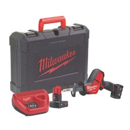 Milwaukee M12CHZ-602X 12V 2 x 6.0Ah Li-Ion RedLithium Brushless Cordless Hackzall Reciprocating Saw