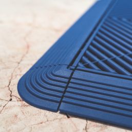 Swisstrax Ribtrax Pro Corner Royal Blue 63mm x 63mm 4 Pack