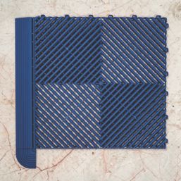 Swisstrax Ribtrax Pro Corner Royal Blue 63mm x 63mm 4 Pack