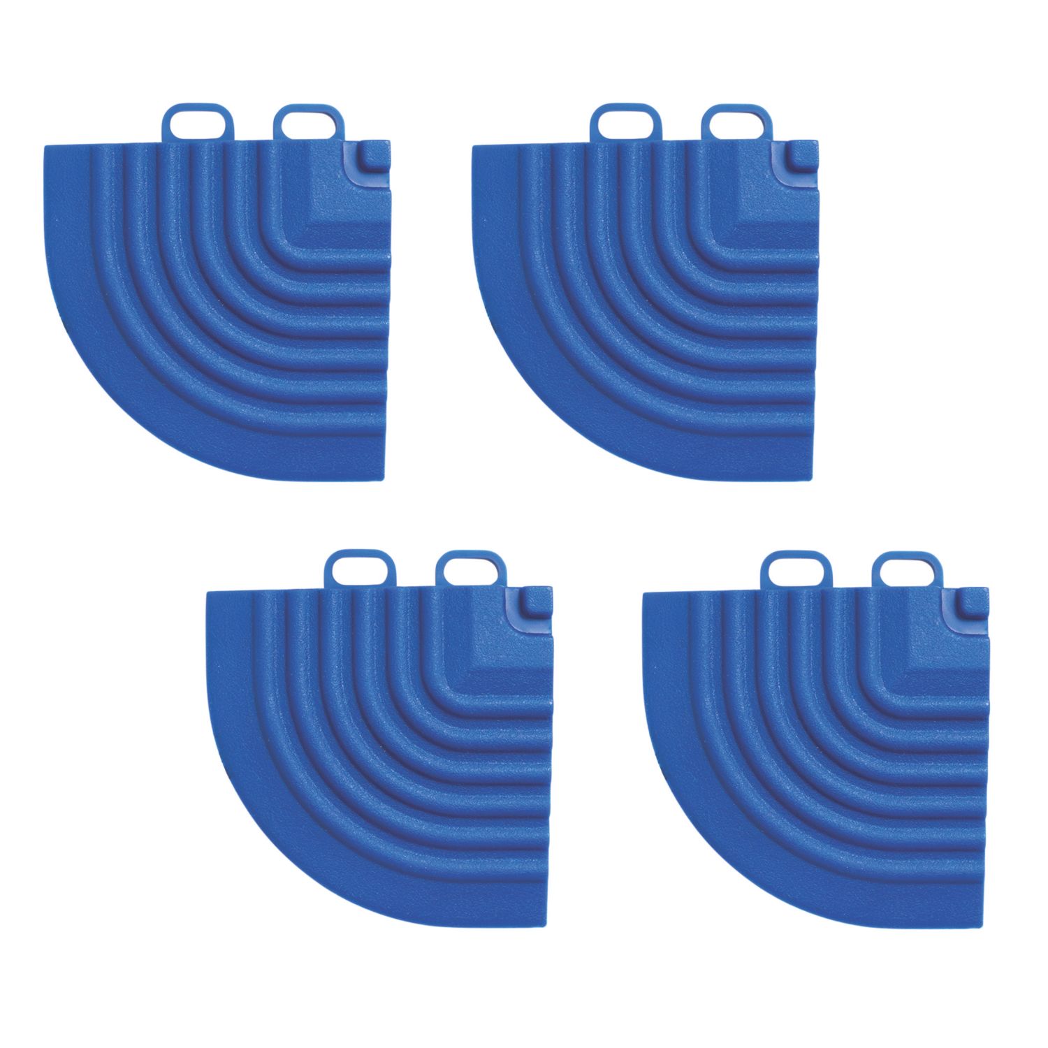 Swisstrax Ribtrax Pro Corner Royal Blue 63mm x 63mm 4 Pack (380YU)