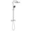 Grohe Vitalio Comfort 250 HP Rear-Fed Exposed Chrome Thermostatic Shower System