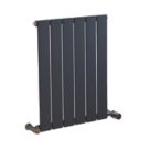 Ximax 600mm x 445mm 1055BTU Anthracite Vertical Designer Radiator
