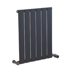 Ximax 600mm x 445mm 1055BTU Anthracite Vertical Designer Radiator