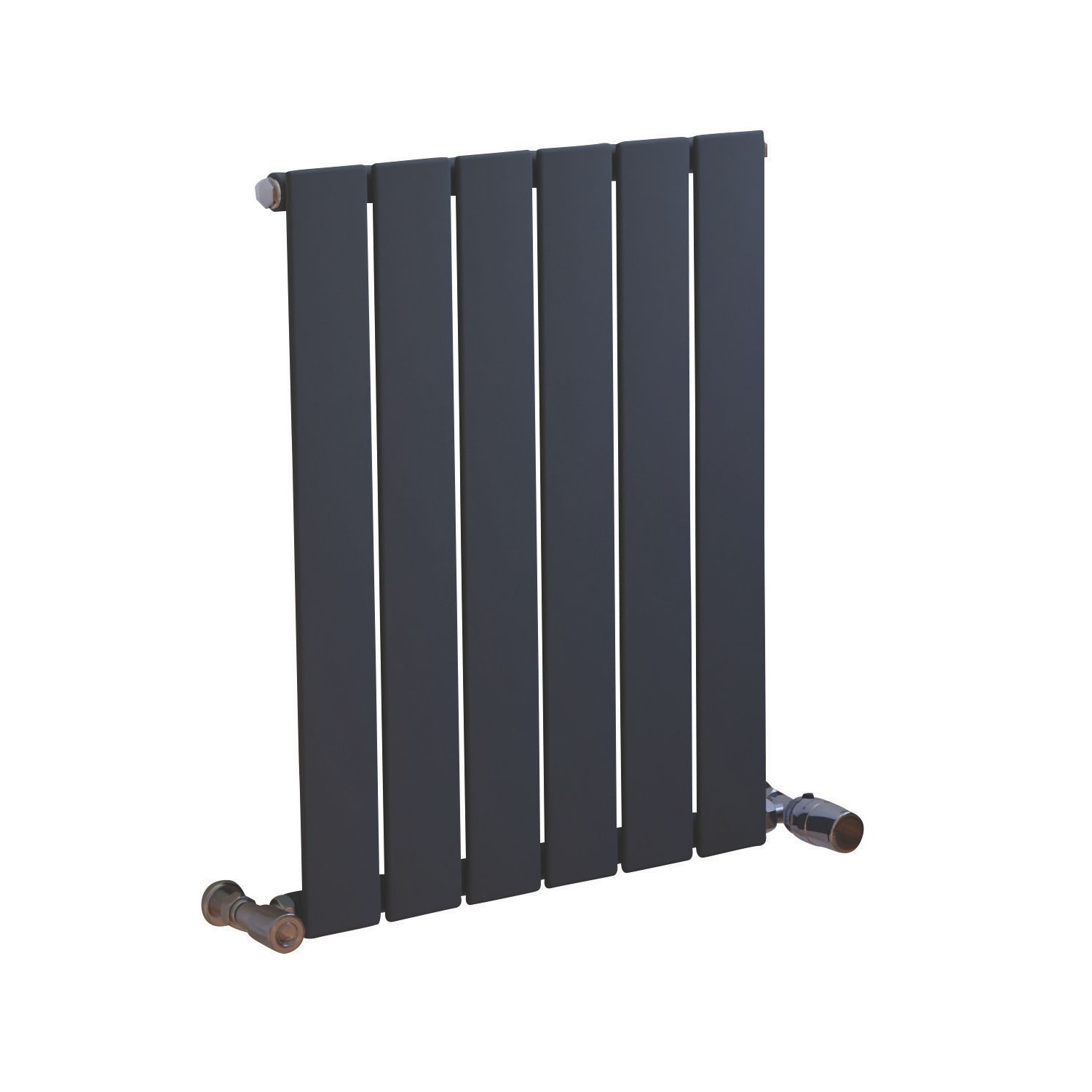 Ximax 600mm x 445mm 1055BTU Anthracite Vertical Designer Radiator (3811H)