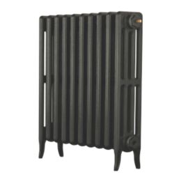 Arroll 660mm x 634mm 2661BTU Pewter Cast Iron 4 Column Radiator