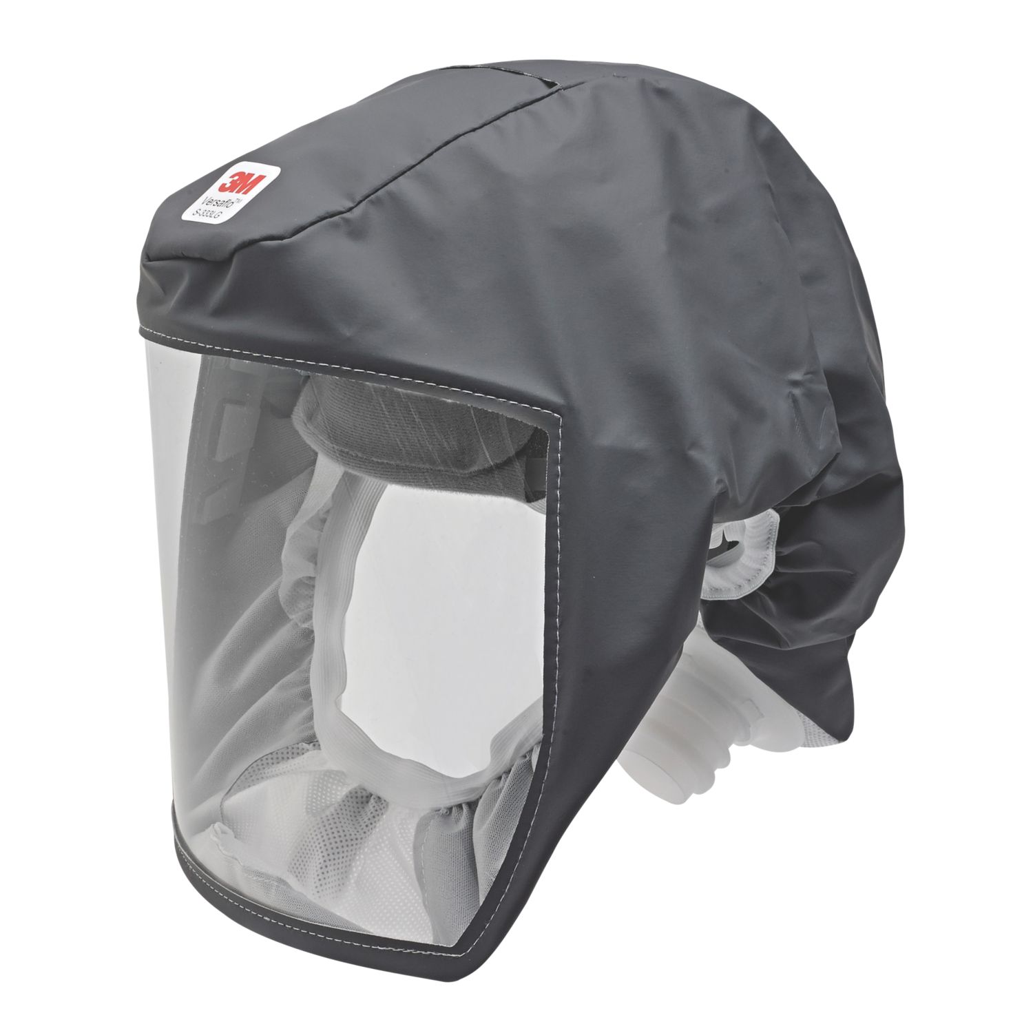 3M VersaFlo Head Cover w/ Integral Suspension M/L Grey (3813H)