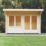 Shire Danbury Office Pent 12' x 10' (Nominal) Apex Timber Log Cabin