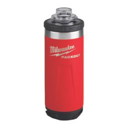 Milwaukee Packout Bottle with Chug Lid 710ml Red