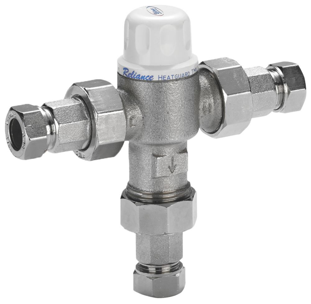 Reliance Valves HEAT160005 Heatguard 2-in-1 Thermostatic Mixing Valve 15mm