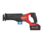 Milwaukee M18 ONEFSZ-552X FUEL 18V 2 x 5.5Ah Li-Ion RedLithium High Output Brushless Cordless ONE-KEY Sawzall Reciprocating Saw