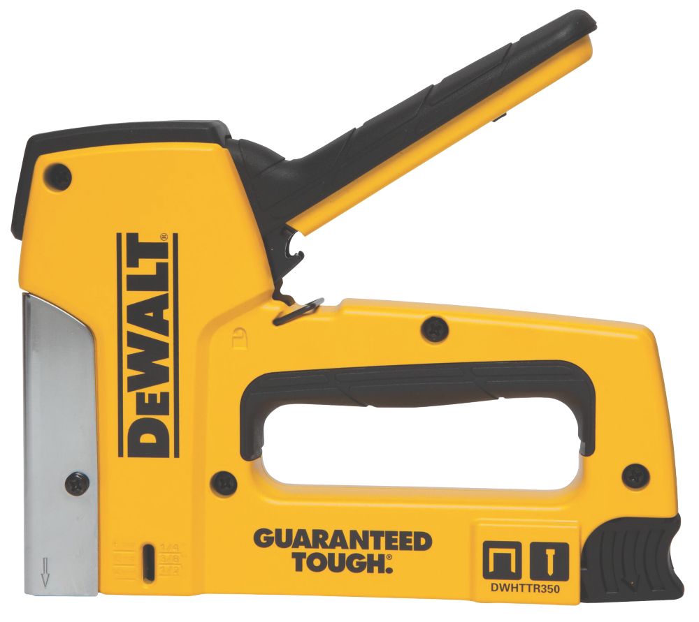 Heavy duty wall clearance stapler