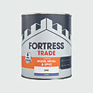 Fortress Trade  Satin White Emulsion Multi-Surface Paint 750ml