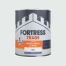 Fortress Trade 750ml White Satin Emulsion Multi Surface Paint