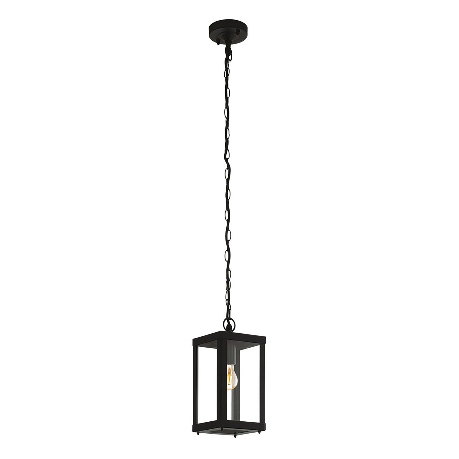 Eglo Alamonte 1 Single Pendant Light Black (381PL)