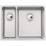 Abode Matrix 1.5 Bowl Stainless Steel Undermount & Inset Kitchen Sink RH  580mm x 440mm
