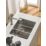 Abode Matrix 1.5 Bowl Stainless Steel Undermount & Inset Kitchen Sink RH  580mm x 440mm