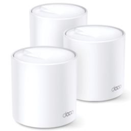 TP-Link Dual-Band Deco X20 Whole Home Mesh Wi-Fi System White 3 Pack