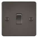 Knightsbridge  10AX 1-Gang 2-Way Light Switch  Gunmetal