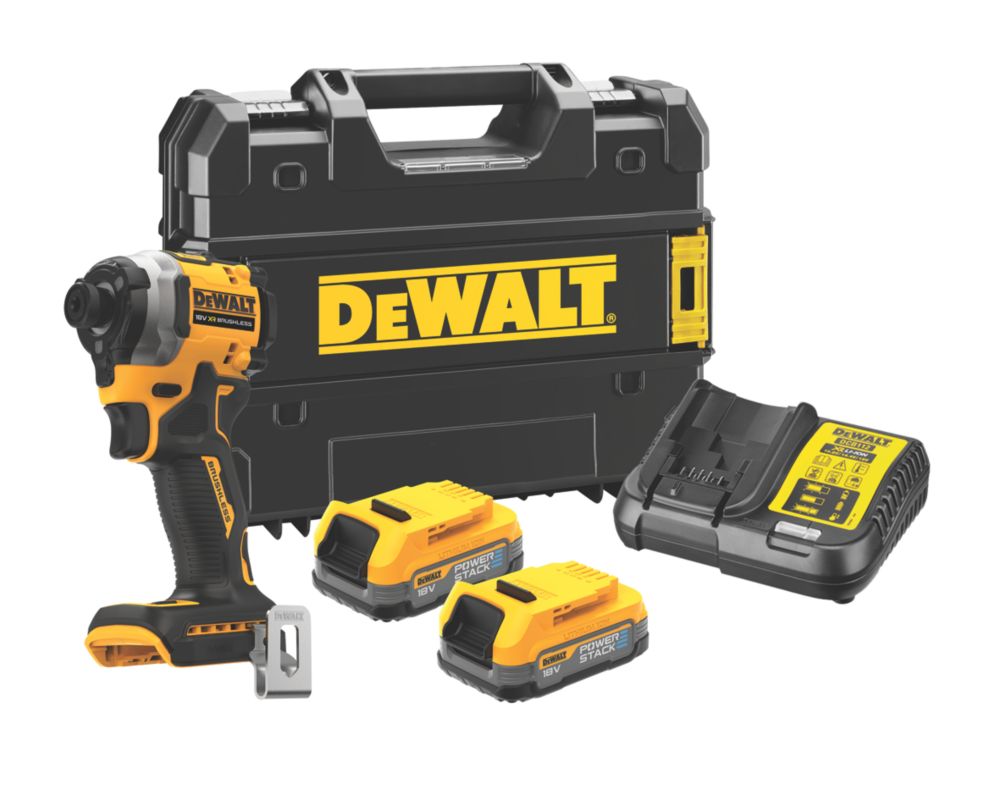 DeWalt DCF850E2T GB 18V 2 x 1.7Ah Li Ion PowerStack Brushless