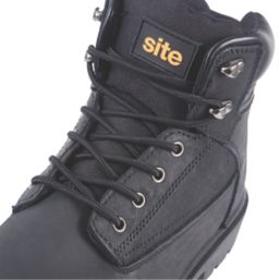 Site Marble Size 12  Black  Water-Resistant Steel Toe Cap Safety Boots