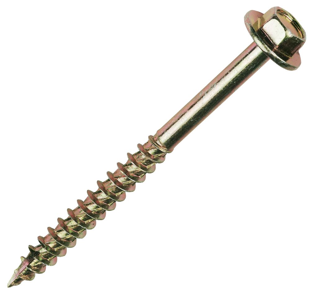 TurboCoach Hex Flange SelfDrilling Coach Screws M8 x 70mm 50 Pack