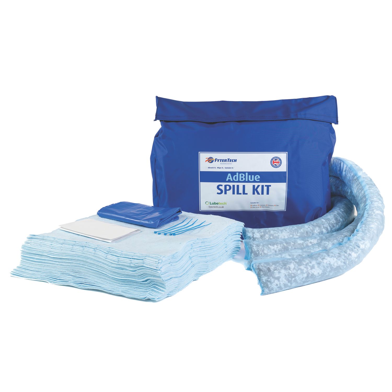 Lubetech 03-1050 50Ltr AdBlue Spill Response Kit for Holdall (382AC)