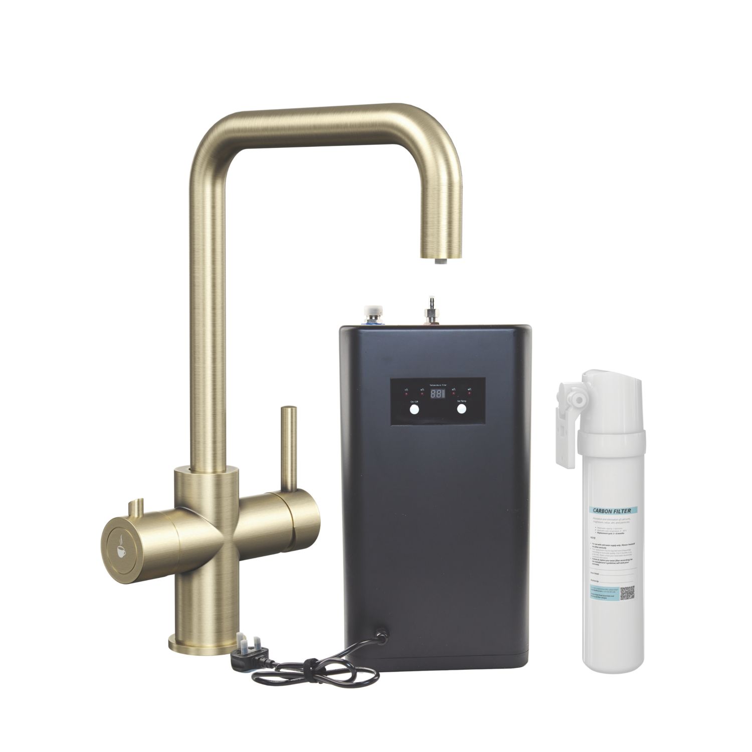 ETAL Elise 4-in-1 Instant Boiling Water Tap Chrome (382AX)