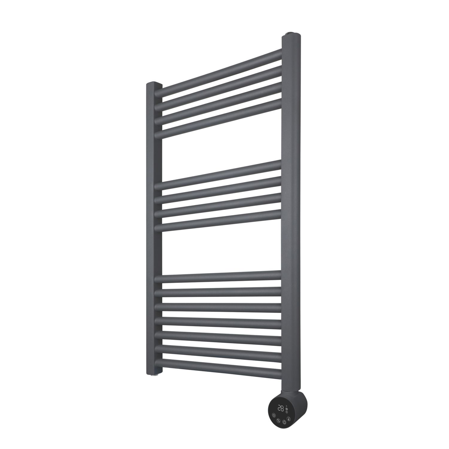 Masterplug 870mm x 510mm 1706BTU Anthracite Flat Electric Towel Radiator (382EX)