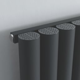 Ximax William 1800mm x 485mm 4444BTU Anthracite Vertical Designer Radiator