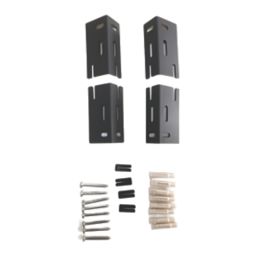 Ximax William 1800mm x 485mm 4444BTU Anthracite Vertical Designer Radiator