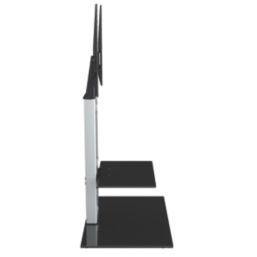 AVF Lesina FSL700LES TV Stand Silver Body/Black Glass