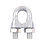 Diall M8 Rope Clips Zinc-Plated 10 Pack