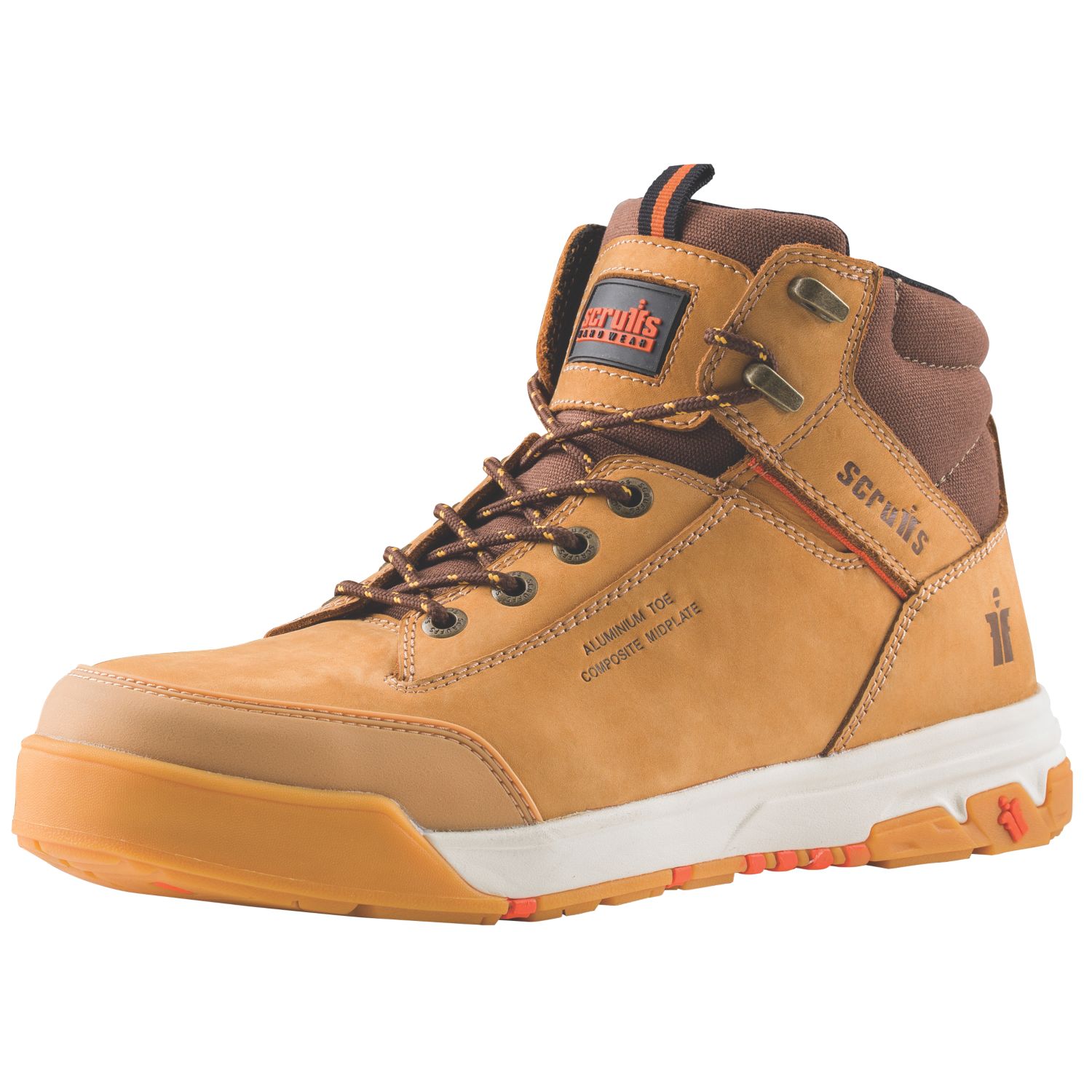 Scruffs Switchback 3 Size 8 Tan Water-Resistant Safety Boots (382KH)