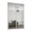 Spacepro Shaker 2-Door Sliding Wardrobe Door Kit Dove Grey Frame Mirror Panel 1185mm x 2260mm