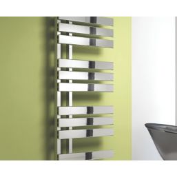Reina 1180mm x 500mm 1625BTU Chrome Flat Designer Towel Radiator