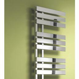 Reina 1180mm x 500mm 1625BTU Chrome Flat Designer Towel Radiator