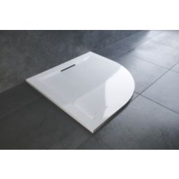 Mira Flight Level Quadrant Shower Tray White 800mm x 800mm x 25mm